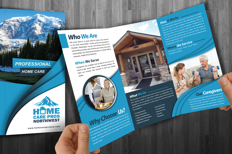 Home Care Pros Nw Medical Brochure Design Outdoor